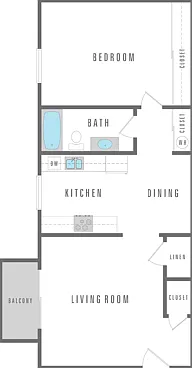 1 Bedroom 1 Bath 600 sqft 1 Bedroom 1 Bath 600 sqft