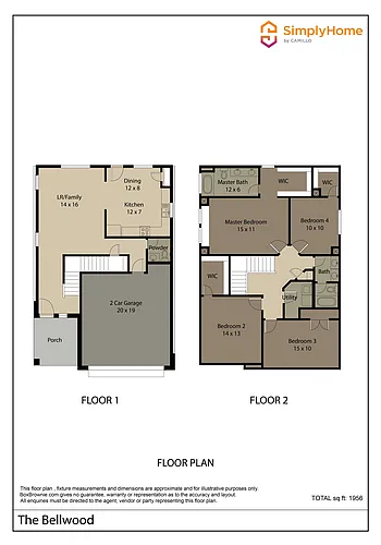Floor plan 12642 Sai Baba Drive