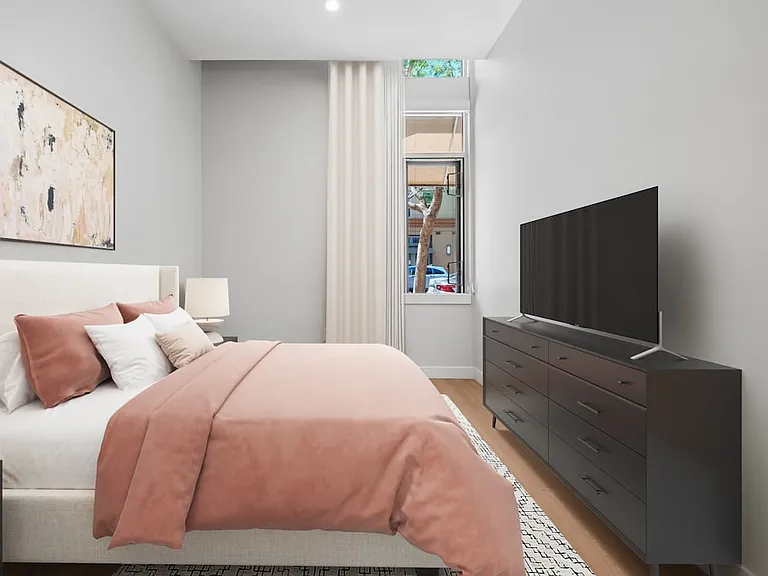 Upgrade Collection bedroom with hard surface flooring
