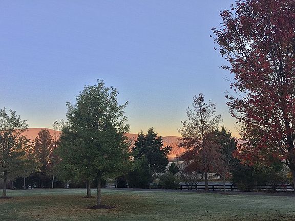 Fall view from walking trail