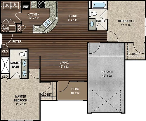 Floor plan B3
