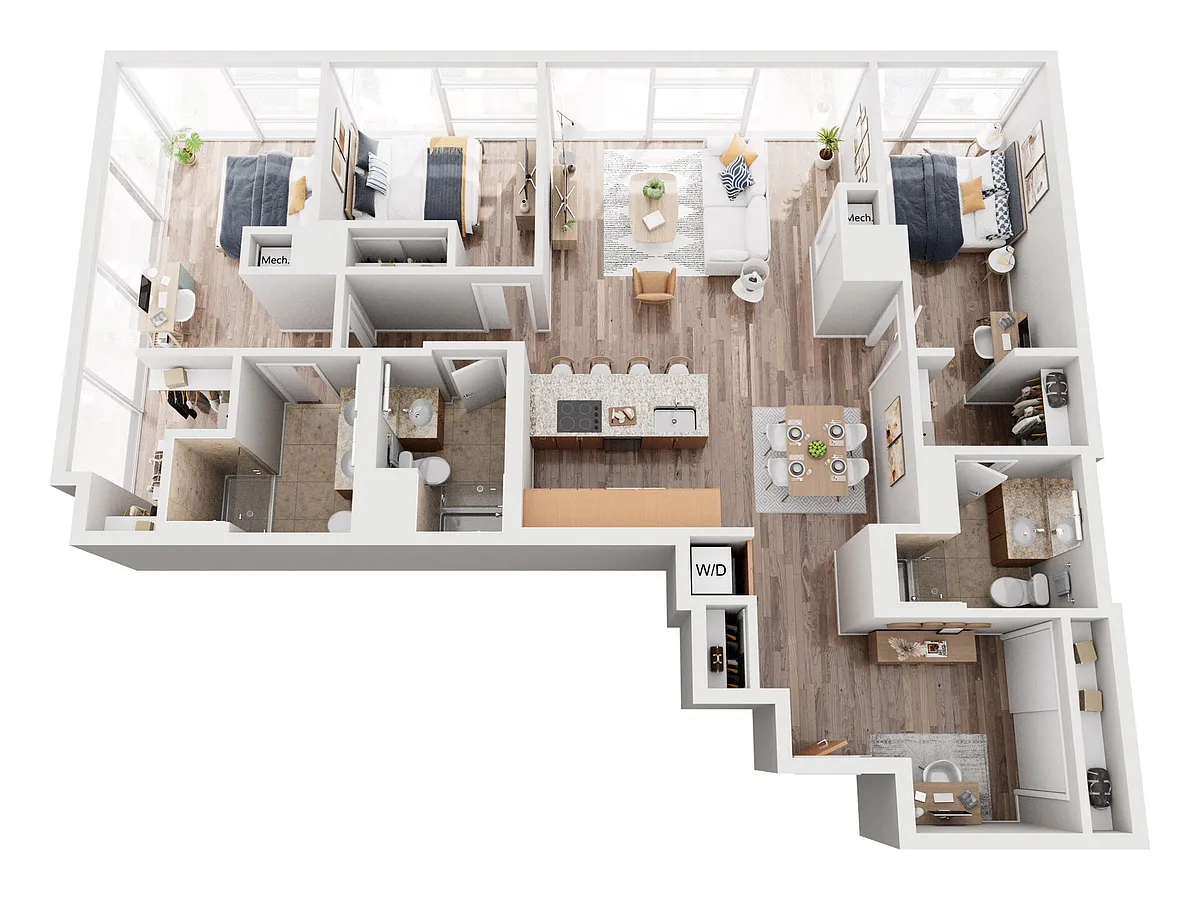 Floor plan D1