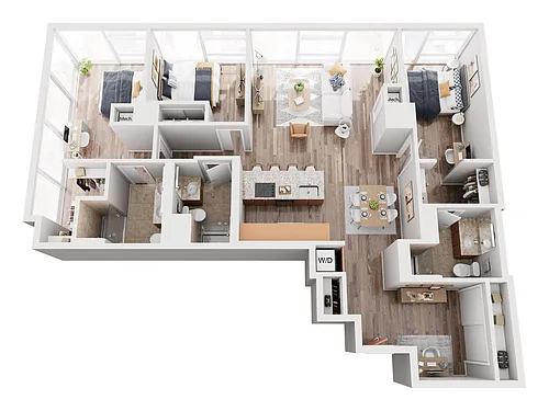 Floor plan D1