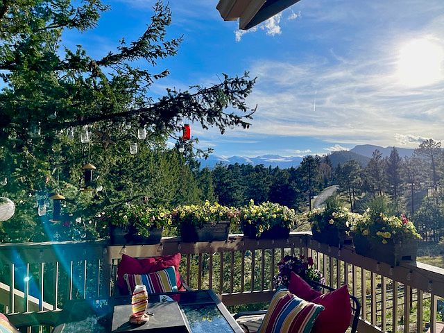 Beautiful Spring view from the back deck