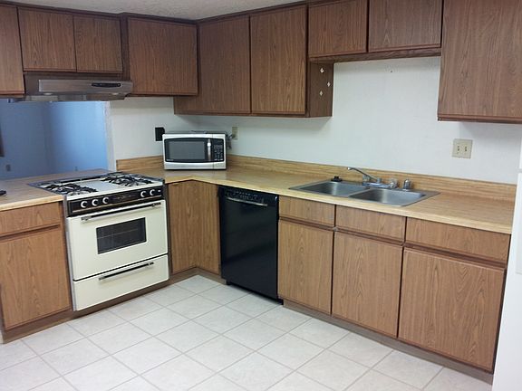 Kitchen with laminate floor