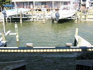 View Of Slip From Deck