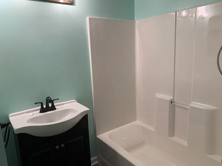 Basement bathroom