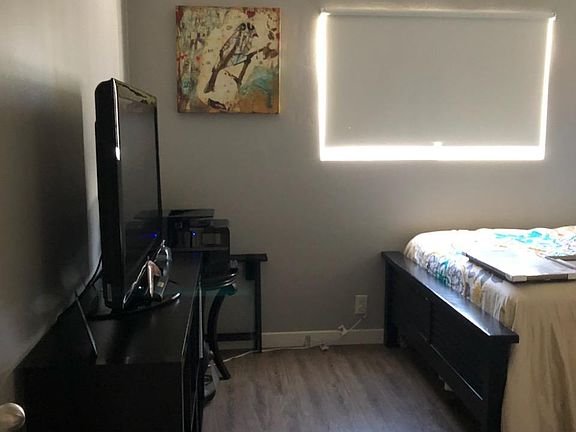 Bedroom #1, closest to bathroom.