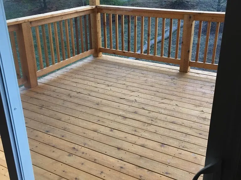 Covered Cedar Deck