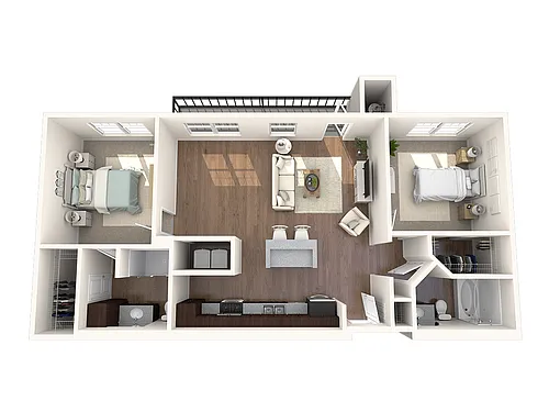 Floor plan The Pikes Peak