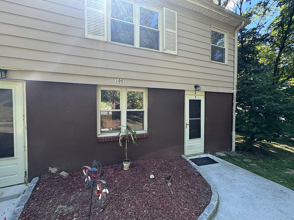 Front of house, apt #2 to right.