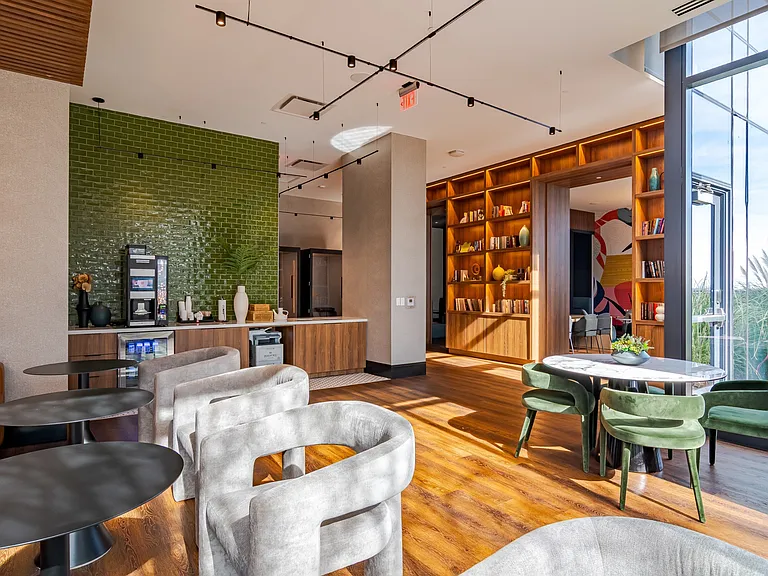 Modern Co-Working Lounge at 903 Peachtree Apartments in Atlanta, GA 30309