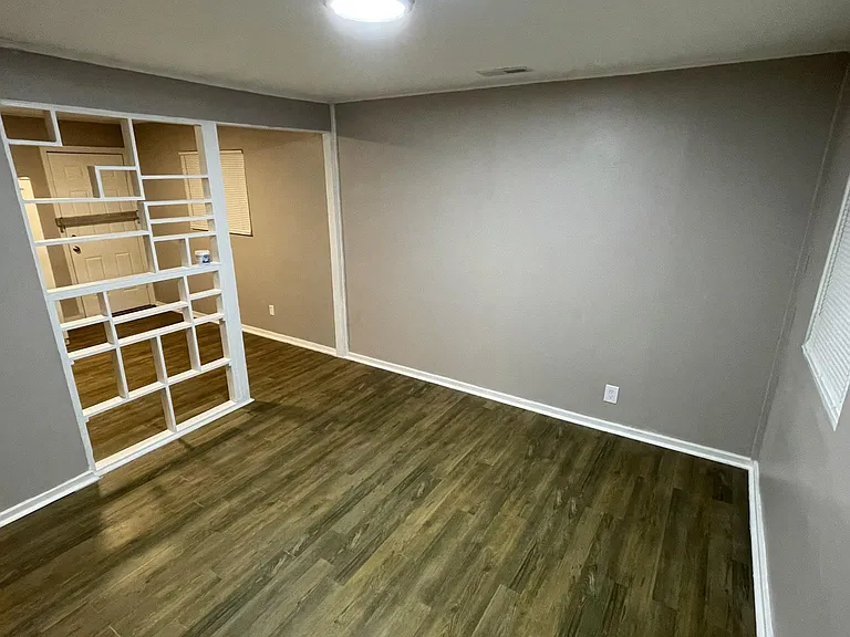 Living room view from entry door