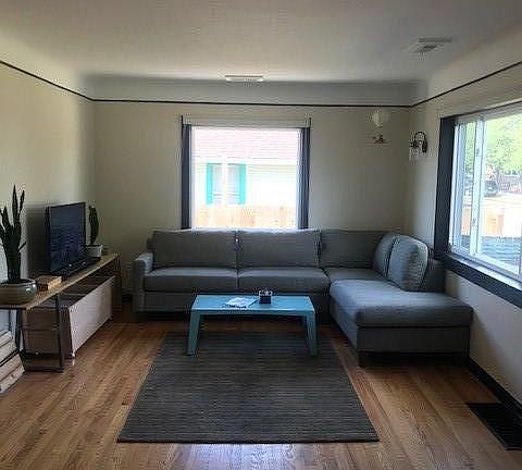 Living room facing South.