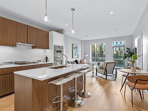 Kitchen and living area