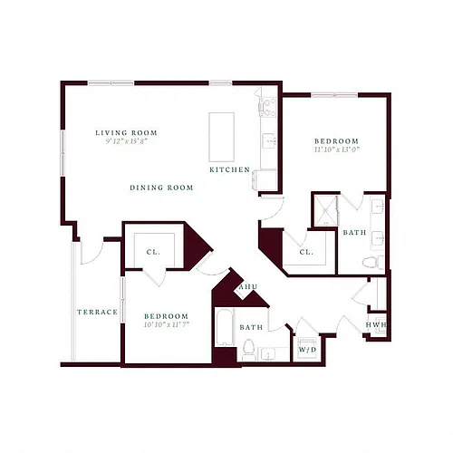 Floor plan B9a