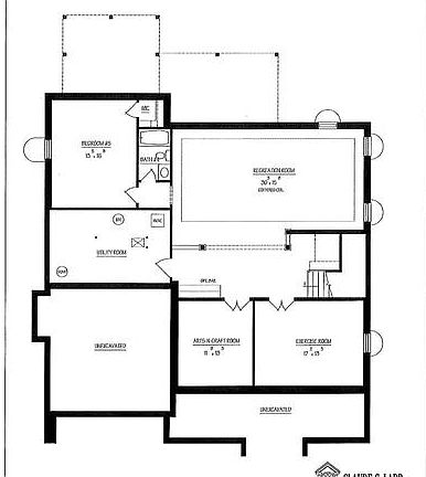 Lower Level Floor Plan