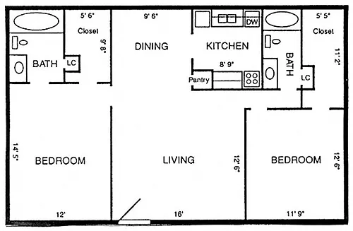 Floor plan B1