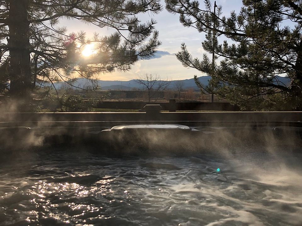 Front Range from hot tub