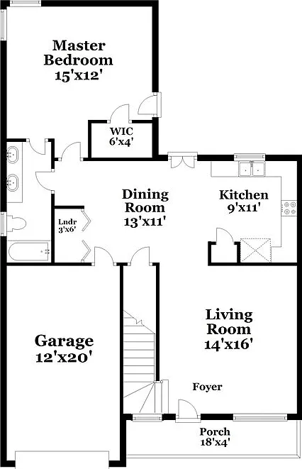 3 bed, 2.0 bath, 1342 sqft, $2,025 — Photo 2
