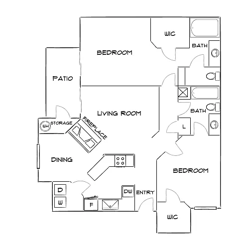 Floor plan Design 2B Premier 2