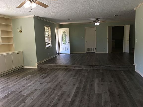 Living room and dining area
