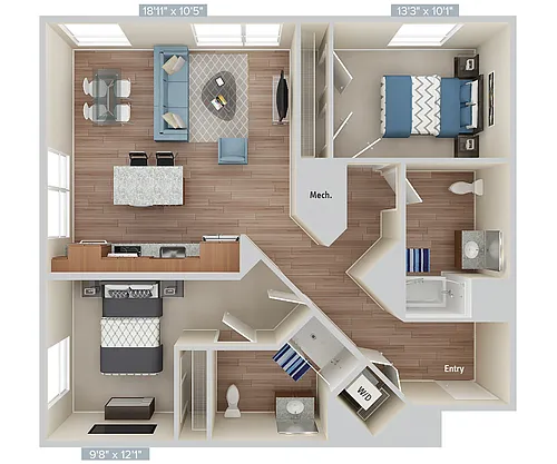 Floor plan 343