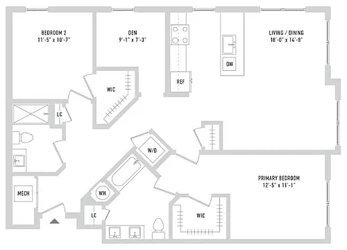 Floor plan B091