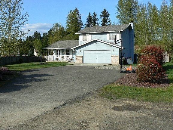 Long private driveway..