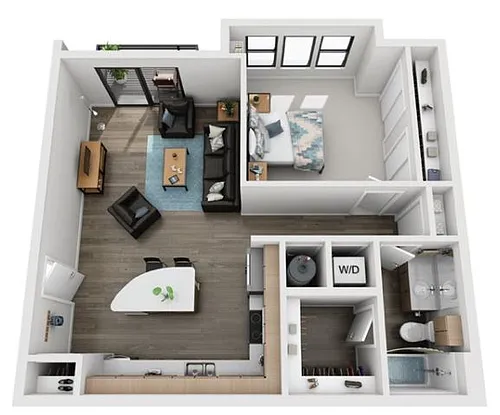 Floor plan 1BRCL