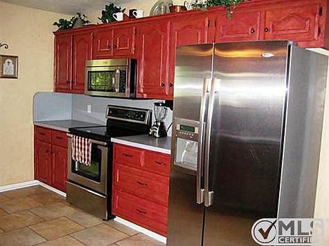 View of kitchen from breakfast nook