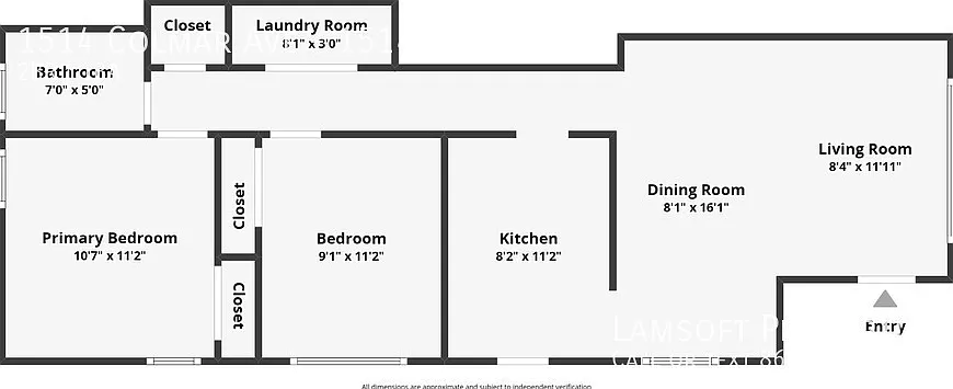 2 bed, 868 sqft, $995 — Photo 3