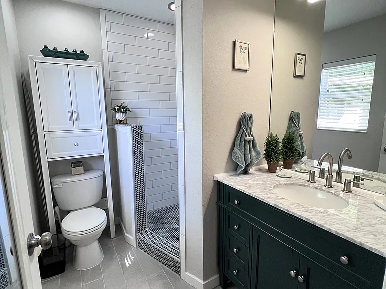 NEW Fully Remodeled Primary Bathroom with Custom Walk-In Shower