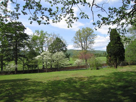 Spring lawn and view