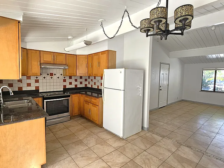 Kitchen and dining area
