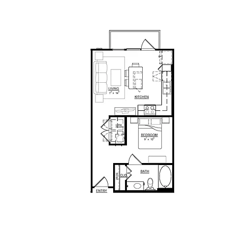 Floor plan E1 Rose