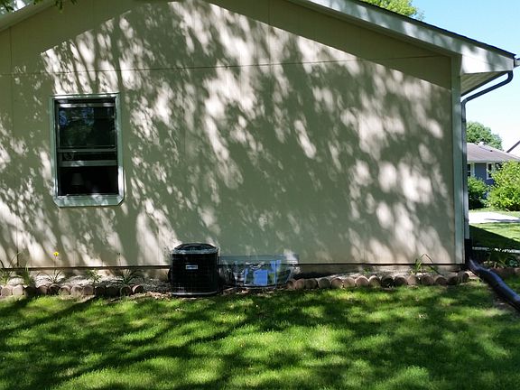east side of house