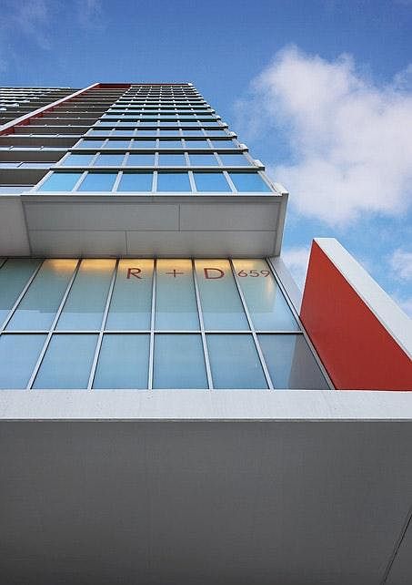 Front door looking up