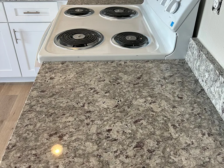 close up of new granite