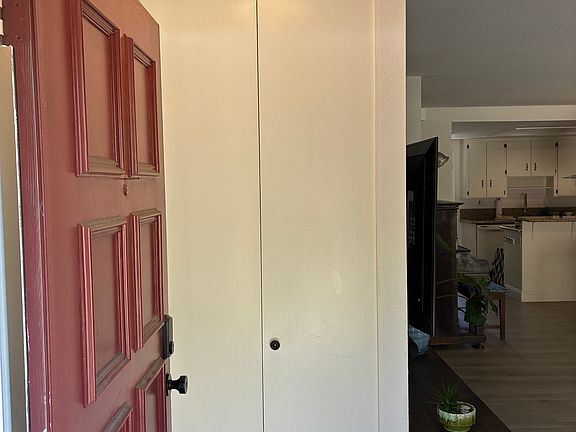 Front entry and closet