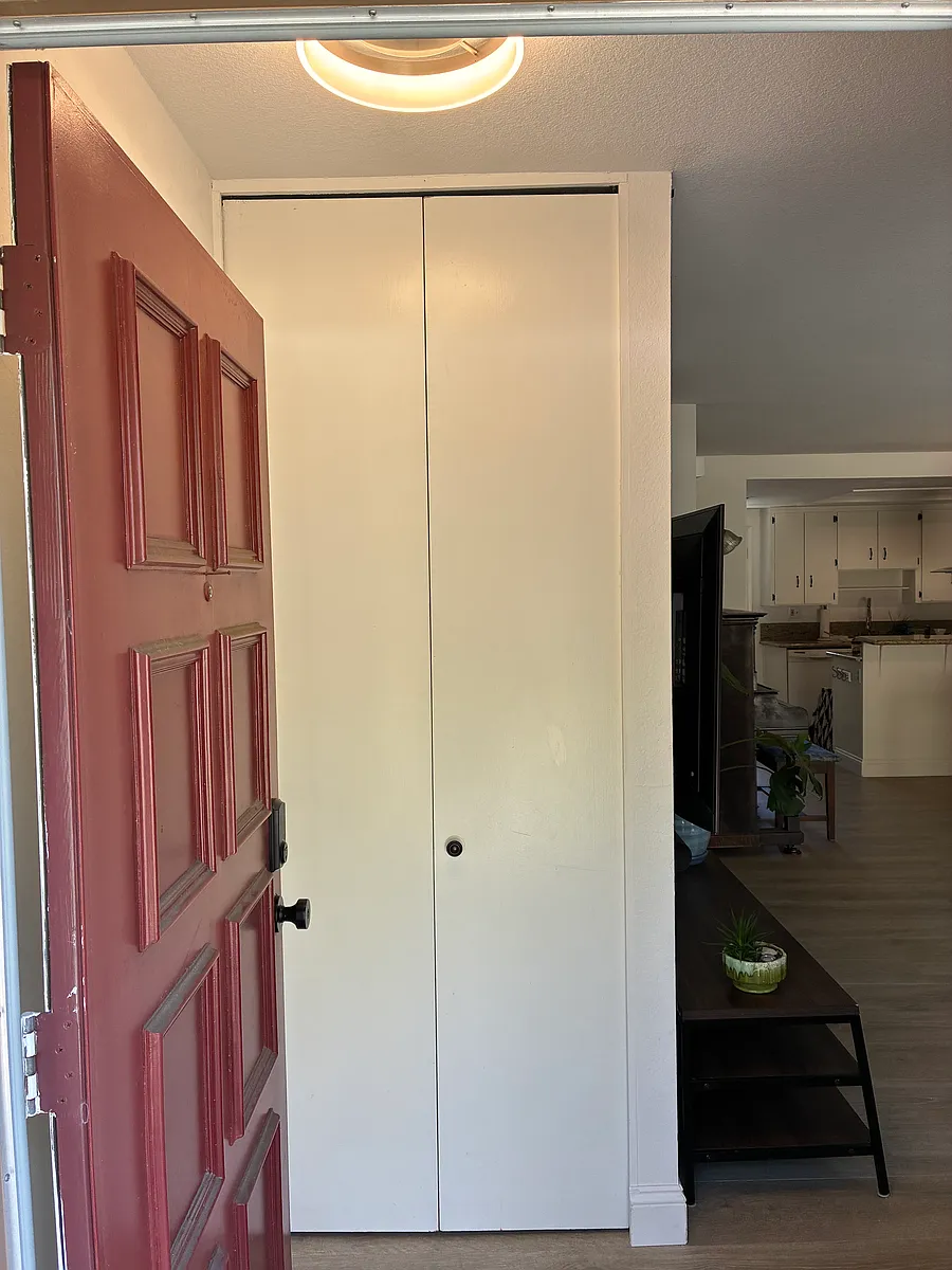 Front entry and closet - 1977 Olmo Way