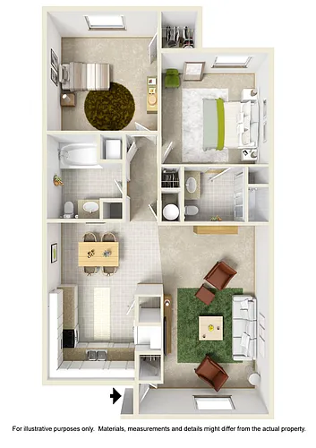 Floor plan 2x2 Upper