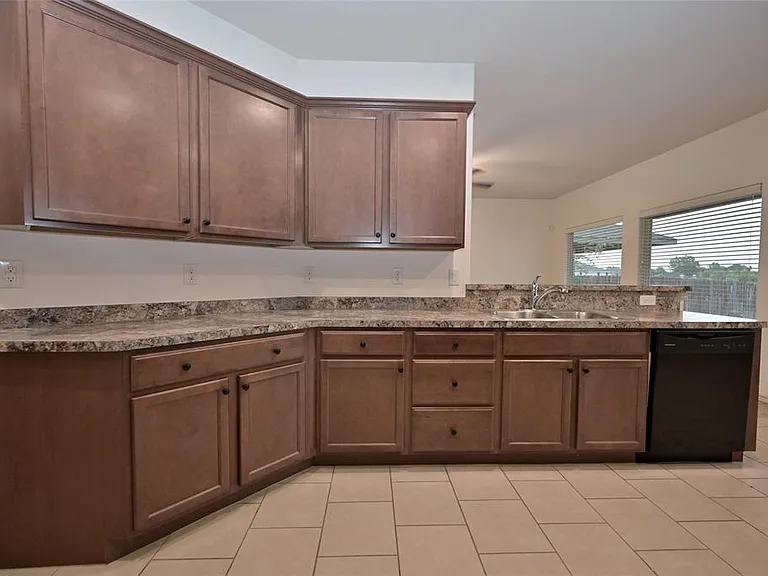 Large tiled Kitchen