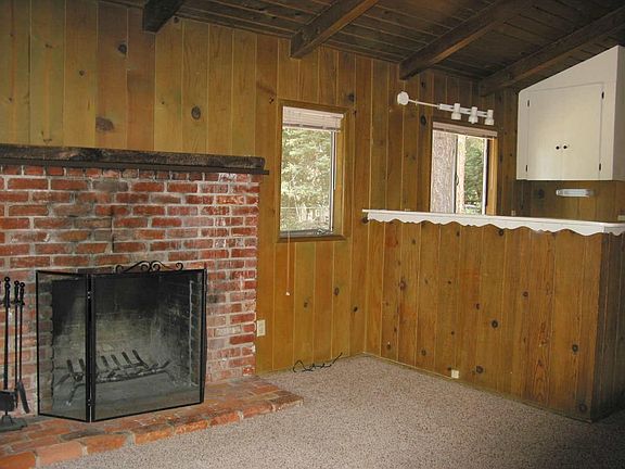 fireplace in living room
