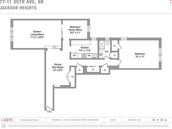2nd image of 77-11 35th Ave #6K