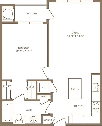 Floor plan A13