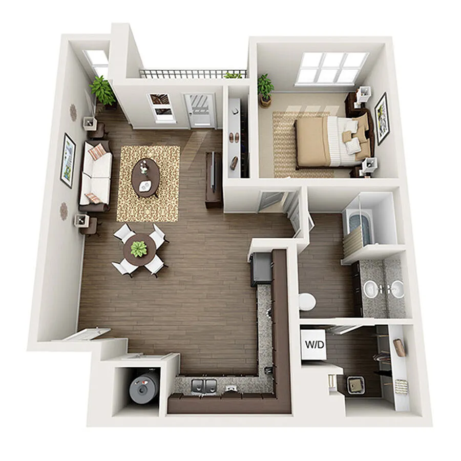 Floor plan Castle Peak