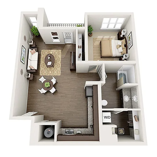 Floor plan Castle Peak