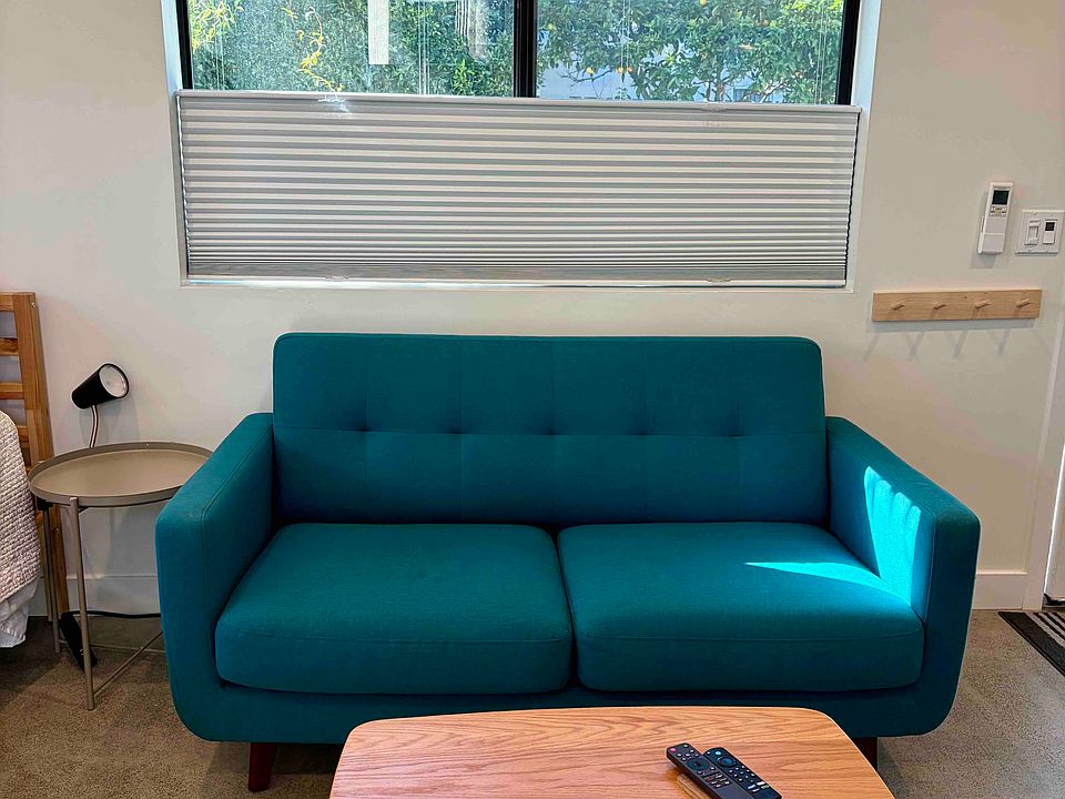 loveseat and coffee table