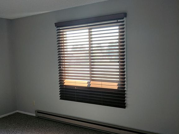 Bedroom with new carpet